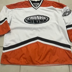 Vintage Cranke Boy Hockey Jersey JNCO Style Skate Long Sleeve Mens Size XL - Picture 1 of 6