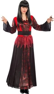 Carnival Toys Costume Carnevale Strega con Applicazioni M-L Donna Party Feste - Foto 1 di 1