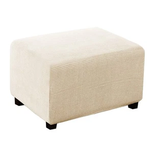 Stretch Ottoman Cover Ottoman Slipcover Sofa Cover Footstool Protector Storag... - Picture 1 of 7