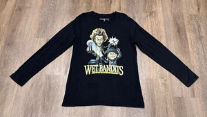 RSVLTS Home Alone Camicia Uomo Grandi Banditi Bagnati Crowbars Up Manica Lunga Nera - Foto 1 di 8