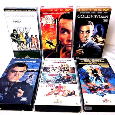 James Bond 007 VF – Sean Connery Collection (6 VHS) – French Dub Lot - Image 1 of 4