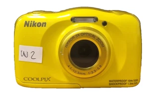 Nikon Coolpix S33 Waterproof/Shockproof digital camera - Yellow (W2) - Picture 1 of 7