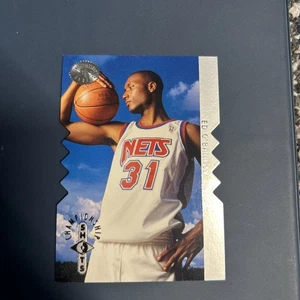 1995-96 UPPER DECK SP CHAMPIONSHIP SHOT: ED O'BANNON #S8 NETS RC SILVER DIE-CUT - Bild 1 von 2