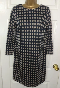 Phase Eight Tunic Dress Black & Beige Geometric Design Size 16 - Picture 1 of 7