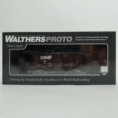 Walthers Proto HO 40' Ortner 100T Open Hopper Norfolk Southern 109954 920-106010 - Image 1 of 4