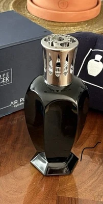 LAMPE BERGER, Francia, NEGRO, Vidrio, Lámpara de Fragancia de Aceite, SIN USAR, Edición Limitada Foto 1 de 4