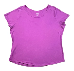 Hanes Live, Love, Color T-Shirt  Womens Size XL Pink - Picture 1 of 5