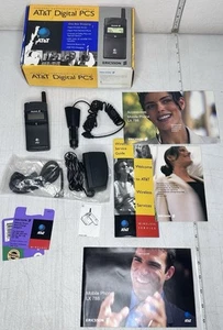 1999 Ericsson LX 788 AT&T Digital PCS Telefon komórkowy Zestaw w pudełku Vintage Flip Phone - Zdjęcie 1 z 24