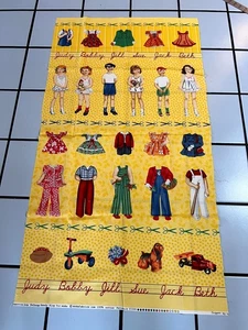 Sandy Klop American Jane Muster Stoff 44” x 23” - Bild 1 von 7