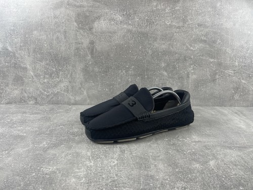 Mocassini da guida Y 3 Yohji Yamamoto Adidas Archives neri suola floreale taglia UK 7 US8
