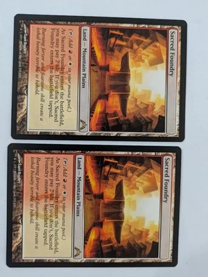 2 Sacred Foundry Gatecrash MTG NM Free Shipping with tracking - Image 1 of 2