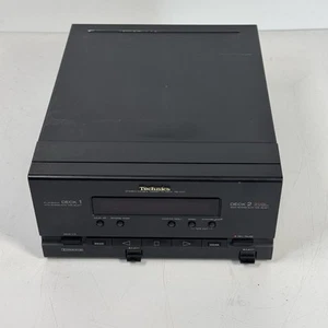 Technics RS-CH7 estéreo doble cubierta de casete unidad completamente funcional solamente - Imagen 1 de 13