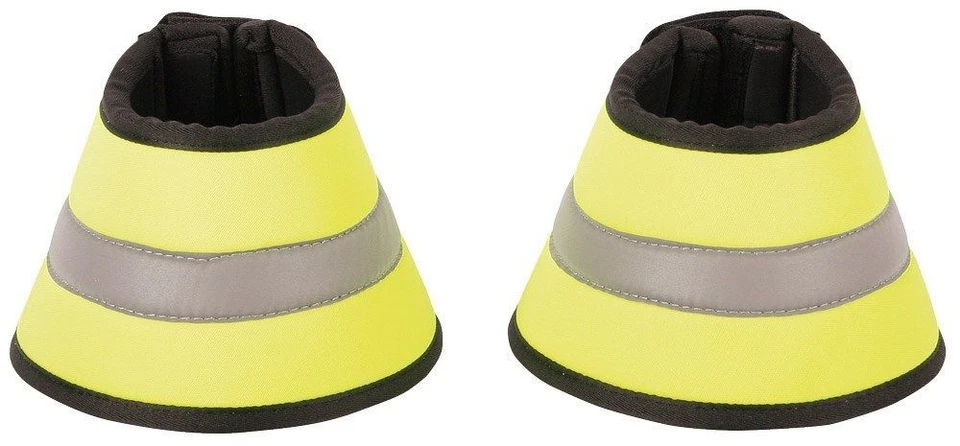 Harrys Horse Hufglocken reflektierend Springglocken gelb M - Bild 1 von 1