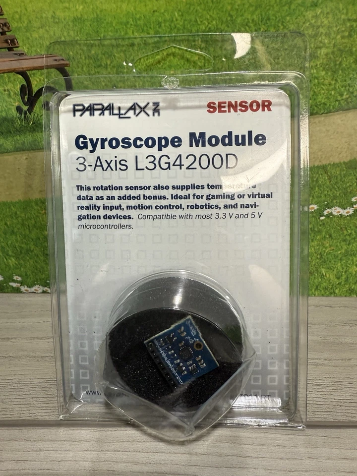 PARALLAX Sensor GYROSCOPE MODULE 3-AXIS L3G4200D also Supplies temperature Data - Image 1 of 2