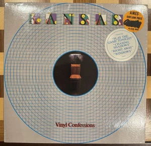 Kansas     ‎~ Vinyl Confessions ~ Vintage LP  w/Hype Sticker  FZ 38002 - Picture 1 of 6
