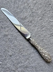 925 Sterling Silver & Steel Antique The Stieff Co. Rose Knife - Picture 1 of 4