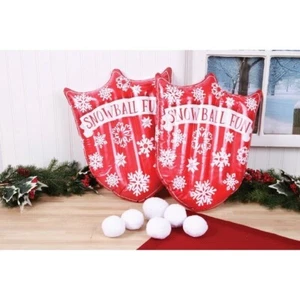 Soft Indoor Snow Balls Game for Kids - Fun Fake Snow Fight Toy Set NEW - Picture 1 of 1