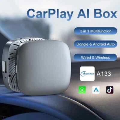 CarPlay Smart Ai Box with USB Android Auto Adapter Car Intelligent System - Image 1 of 4