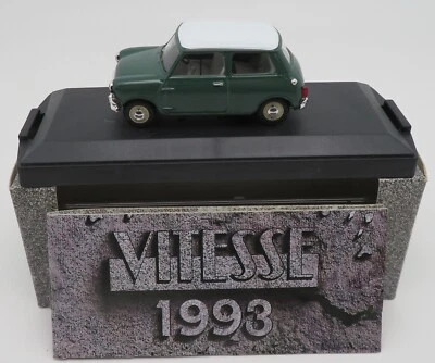 B Vitesse Mini Morris Cooper S 1963 Verde Tetto Bianco Identico Austin #013 IN - Immagine 1 di 4