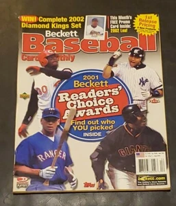 Beckett Baseball Card Monthly Griffey Jeter ARod Bonds April 2002 - Picture 1 of 2