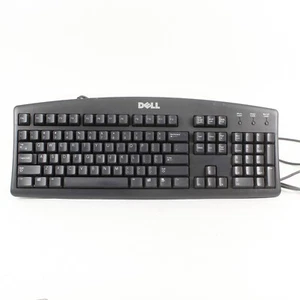 Dell RT7D20 Black UNTESTED Wired Keyboard - Picture 1 of 3