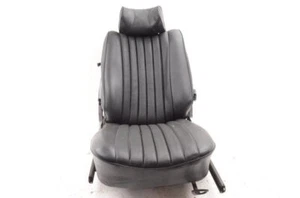 1972-1980 MERCEDES 450SL 107 PASSENGER RIGHT FRONT BLACK LEATHER SEAT - Picture 1 of 12