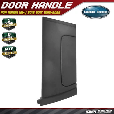 Maçaneta externa traseira esquerda textura preta para Honda HR-V 2016 2017 2018-2022 - Imagem 1 de 4