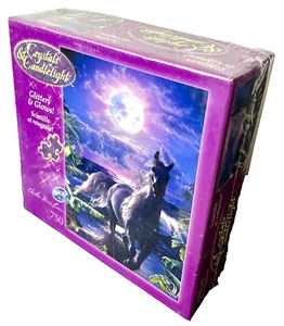 750 pc Puzzle Crystals & Candlelight- "A Midnight Stroll", New! - Picture 1 of 3