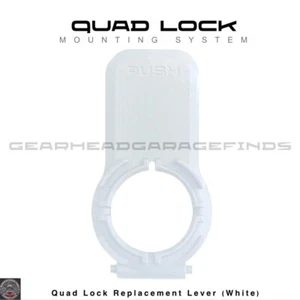 Levier de remplacement Quad Lock (blanc) tige de fourche de guidon montage pro boule de miroir - Photo 1 sur 1