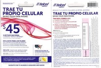 New TelCel America (T-Mobile) Sim Card (REGULAR,MICRO,NANO SIZE) Unlimited plan 