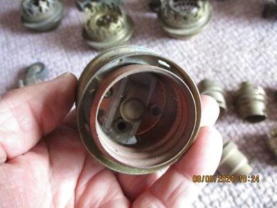 ancienne Grosse douille pour Lampe de Cour ou d'Atelier à vis d'ampoule de 35mm - Photo 1/3