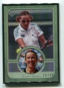 2020 TOPPS TRANSCENDENT TENNIS #/50 BASE CARD  NATASHA ZVEREVA NO. 48