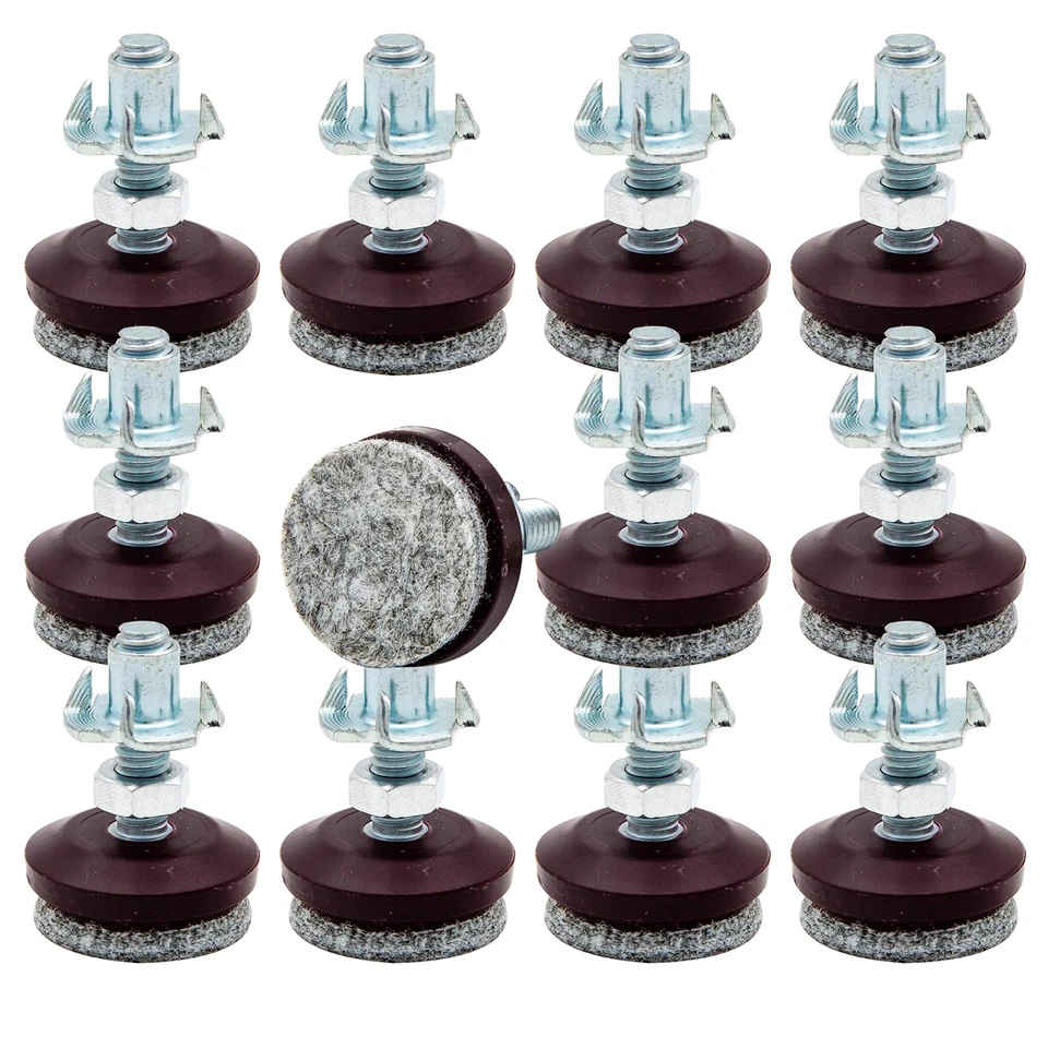 Medium Duty Furniture Levelers Adjust Legs Table and Chairs Leveling Feet|Hei...