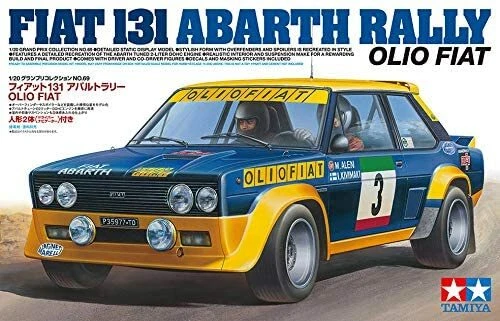 Automodello in Kit da costruire Tamiya 300020069 FIAT 131 Abarth Rally Olio 1 20