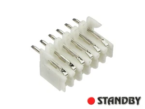 10pcs 6 Circuits, 2.54mm Pitch KK® PC Board Connector, 0038001396 MOLEX - Bild 1 von 2