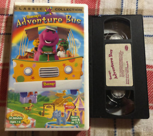BARNEY'S ADVENTURE BUS [1997] {Canadian Clamshell} | VHS TAPE, Tested/Working