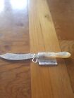 Antique Hallmarked Silver And Mother Of Pearl Butter Spreader