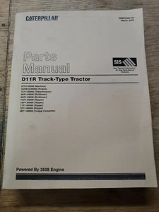 Caterpillar D11R Track-Type Tractor Parts Manual 1R-1420-M4 - Picture 1 of 4