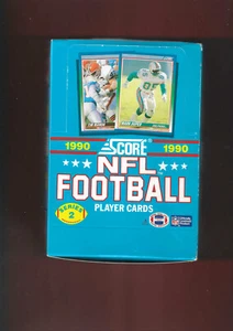 US Football NFL Score 1990 Series 2 - Box komplett mit 36 Tüten - Bild 1 von 4