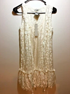 Vestido sin mangas Miss Me crema encaje talla pequeña ***NUEVO CON ETIQUETAS*** - Imagen 1 de 6
