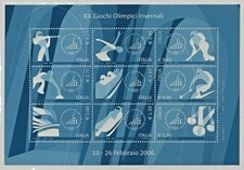 Blocco foglietto - XX GIOCHI OLIMPICI INVERNALI - Poste Italiane 2006