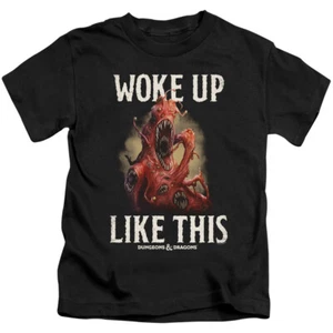 DUNGEONS AND DRAGONS WOKE LIKE Toddler Kids Graphic Tee Shirt 2T 3T 4T 4 5-6 7 - Picture 1 of 3