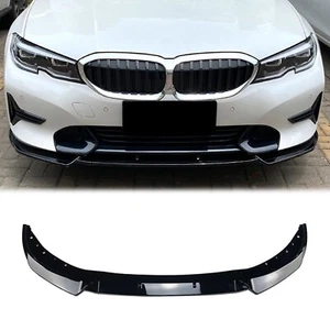For BMW 3 Series G20 G21 320i 2019-2022 Black Front Bumper Lip Spoiler Splitters - Bild 1 von 14
