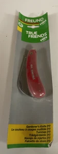 NOS FREUND True Friends 210 Red Handle Gardener's Hawk Bill Folding Knife - Picture 1 of 11