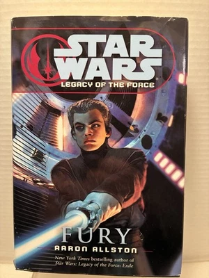 Star Wars Legacy of the Force: Fury SFBC Book Club Hardcover HC Allston 2007 Foto 1 de 4