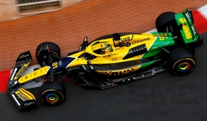 McLaren Formula 1 Team MCL38 Nº81 2º GP de Mónaco 2024 Oscar Piastri en escala 1:18 - Imagen 1 de 1