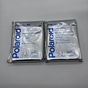 2x Polaroid Polacolor 100 Profi Instant Color Sofortbildfilm Ex 1994 - Bild 1 von 3