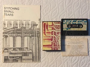 Various - Stitching Small Tears Canadian cassette w/booklet 1982 TESTED - Foto 1 di 2