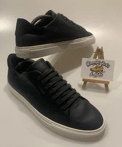 Mens Axel Arigato Clean 90 Navy Dark Blue White Leather Trainers UK 9 WEDDING - Picture 1 of 13