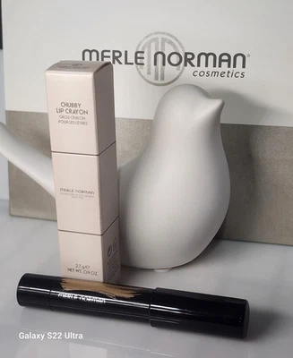 MERLE NORMAN CHUBBY LIP CRAYON...LIMITED EDITION ... CHOOSE YOOUR SHADE...NEW - Image 1 of 3